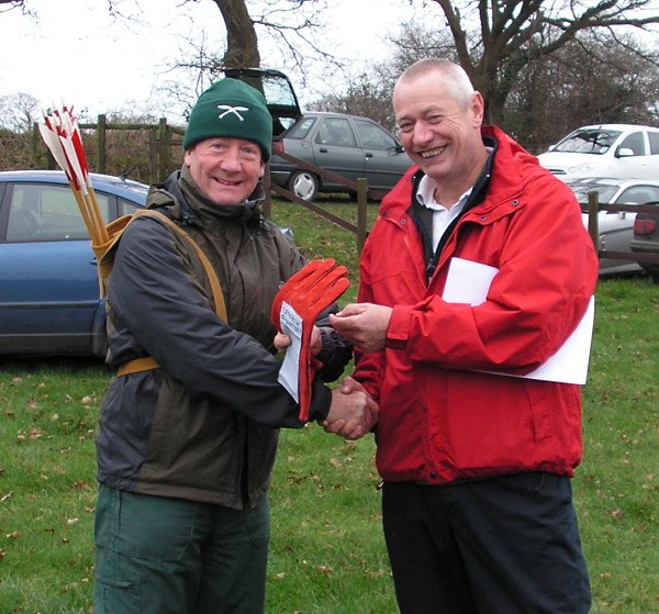 Richard receiving the Gauntlet